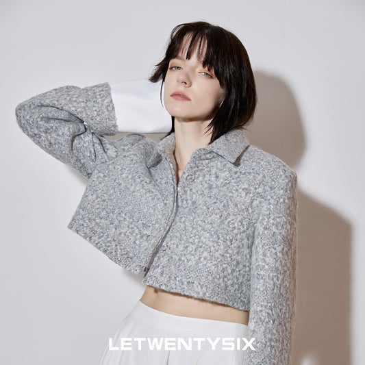 Light grey wool jacket